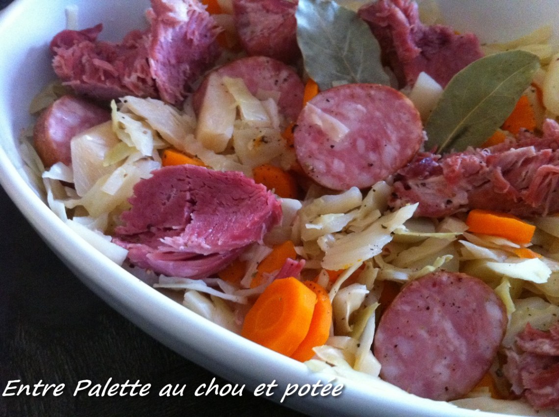 Entre palette au chou et potée