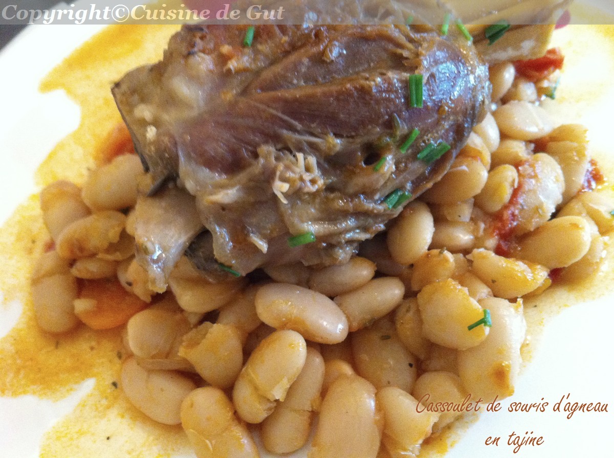 Cassoulet de souris d'agneau en tajine part