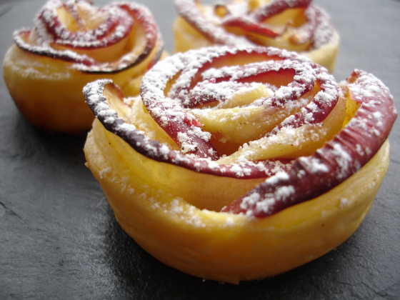 Pom'roses en feuilletés laurence plaisir équilibre