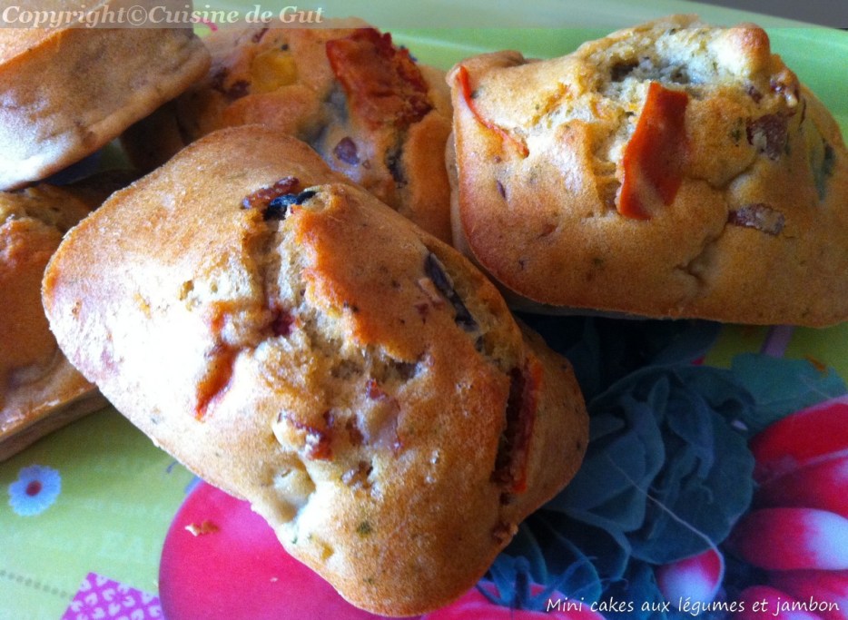 Mini cakes aux légumes 3