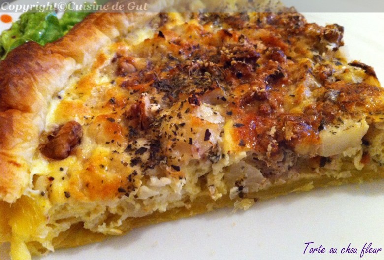 Tarte au chou fleur