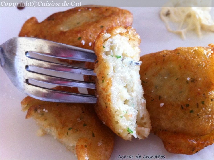 Accras de crevettes bouchée