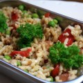 Salade de riz complet au thon de Letiss du blog : Lles délices de&nbsp;Létiss