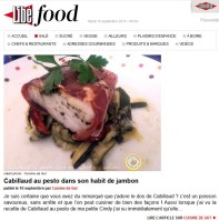Cabillaud au pesto