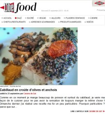 Cabillaud en croûte d'olives