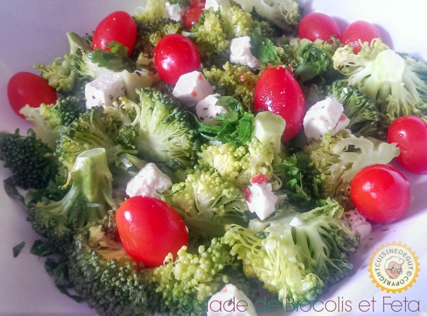 Salade de brocoli feta