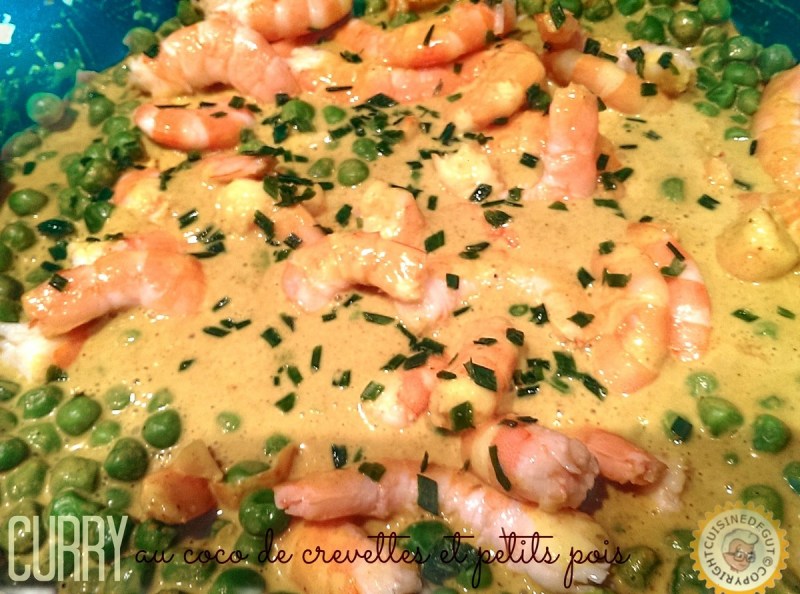 CURRY coco de crevettes
