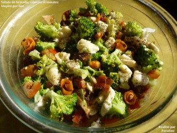 Salade de brocolis, tomates et cabecou 2 paruline