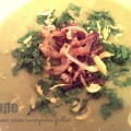 Soupe de pos cassés aux oignons&nbsp;grillés
