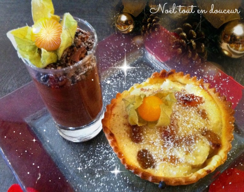 Tartelette banane et sa mousse au chocolat1