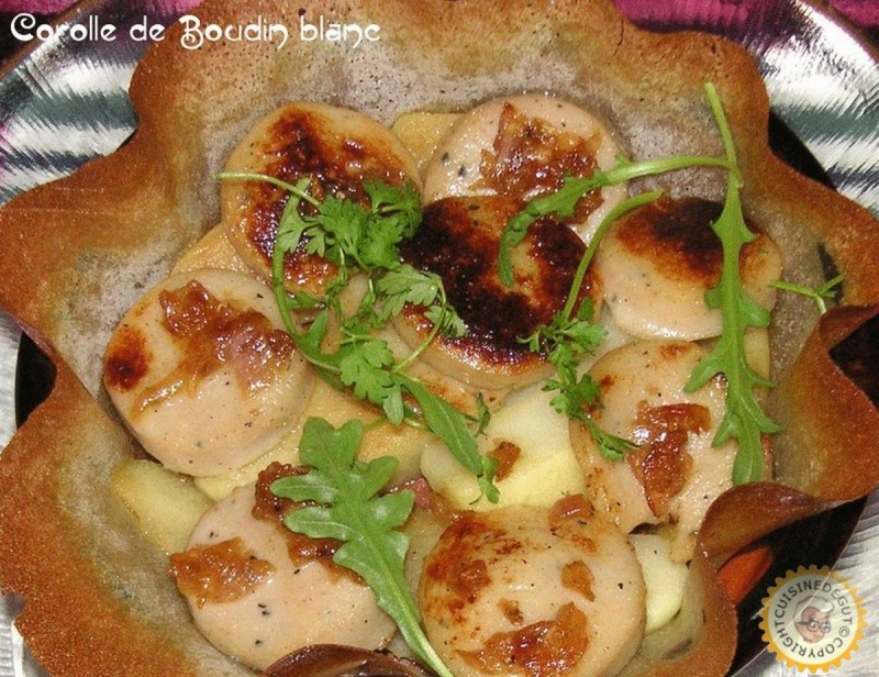 Corolle de boudin blanc Près