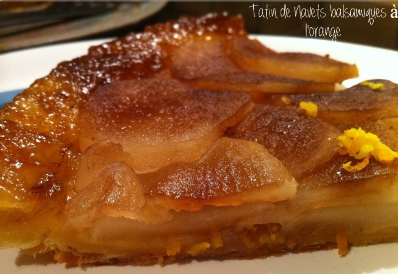 tatin de navets balsamiques part