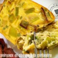 Flans poireaux et chèvre&nbsp;part