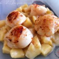 Noix de st jacques au cidre&nbsp;assiette