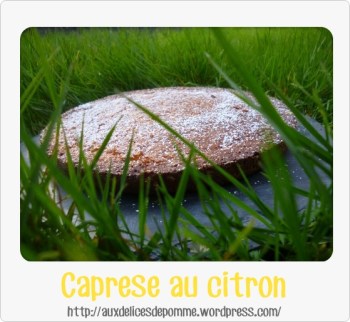 caprese-au-citron aux délices de pomme