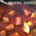 Rougail saucisses cuisson