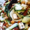 Salade de pois chiches trop parfumée AVEC&nbsp;courgettes
