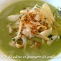 Poêlée de seiches et gaspacho de petits&nbsp;pois