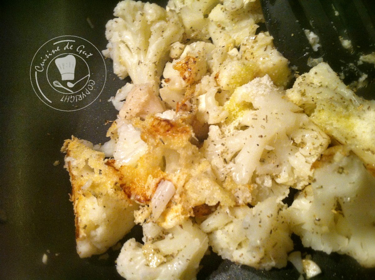 Chou fleur Romarin parmesan 2