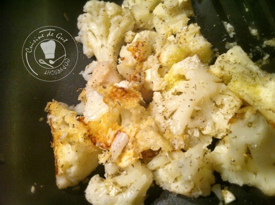 Chou fleur Romarin parmesan 2