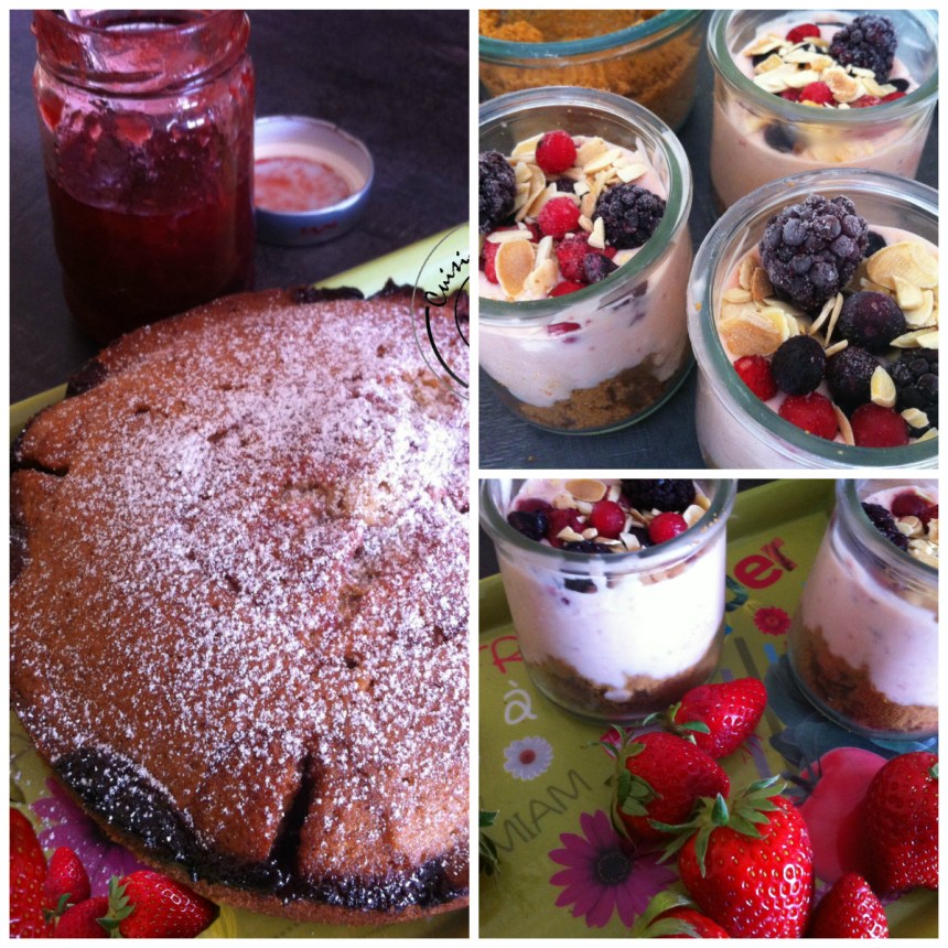 Gâteau confiture Collaage 2