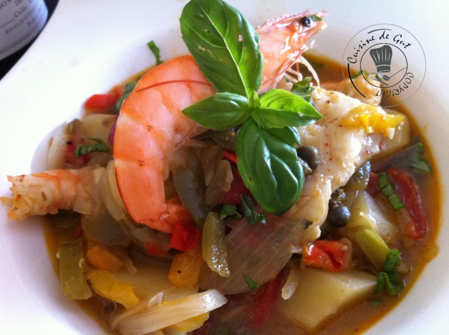 Marmite de poissons assiette