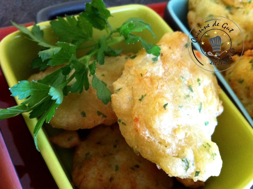 Accras de morue très près