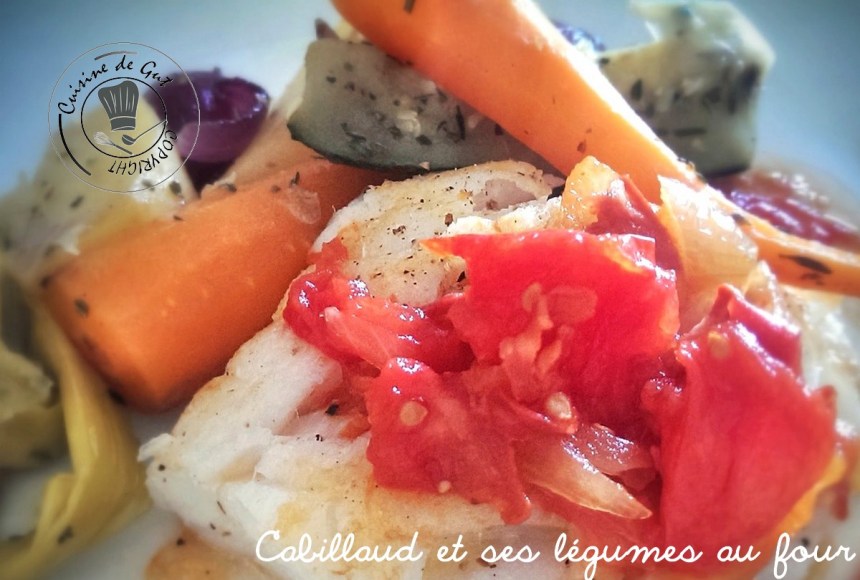 Cabillaud et ses légumes au four2