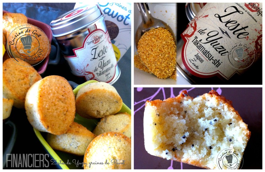 Financiers Zestes de yuzu Collage