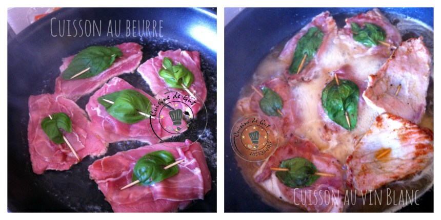 Saltimbocca collage