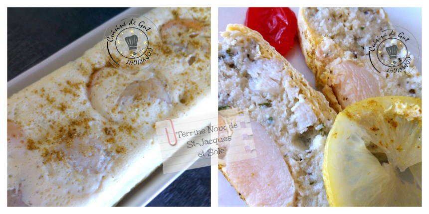 Terrine Noix de saint jacques sole collage