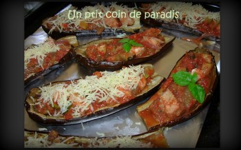 Aubergines farcies à la provençale Kiki