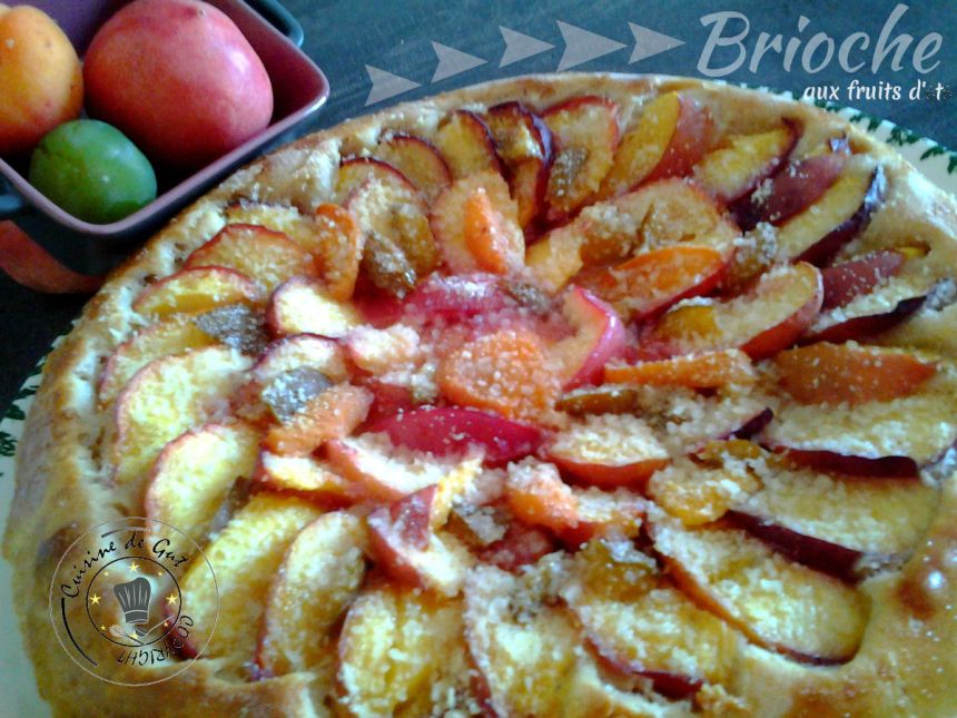 Brioche aux fruits d'été