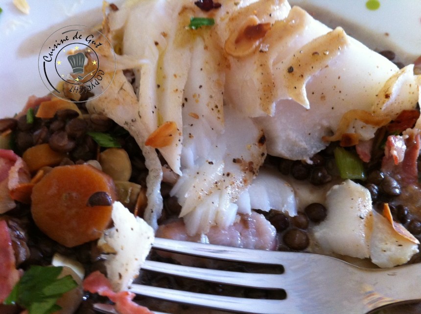 Cabillaud aux lentilles 1