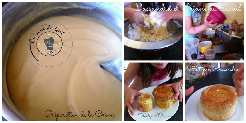 Gâteau basque collage