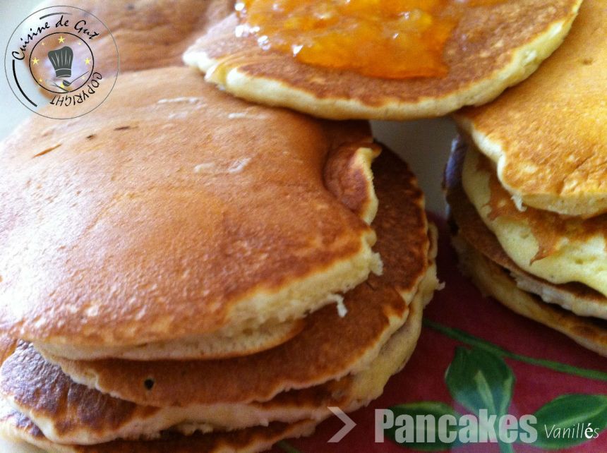 Pancakes vanillés L