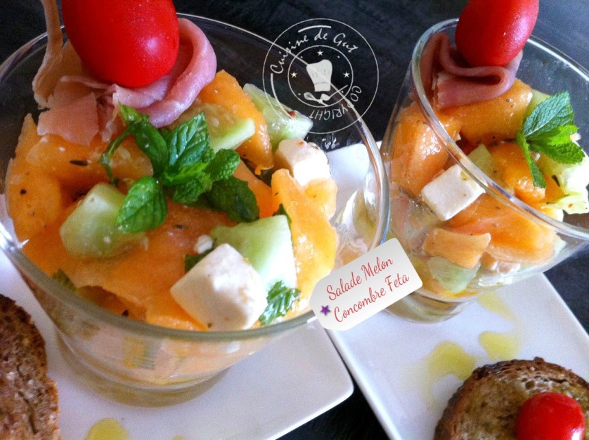 Salade melon concombre feta1