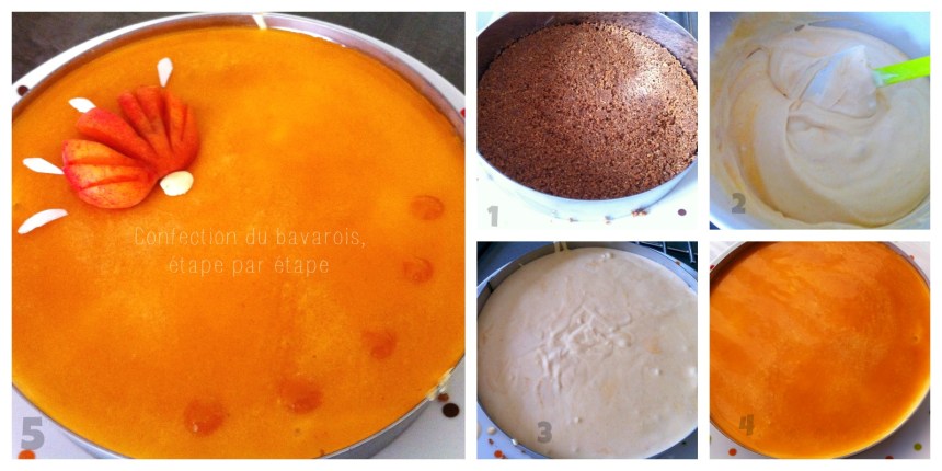 Bavarois aux abricots Etape par etape