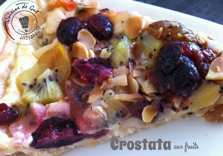 Crostata aux fruits parts