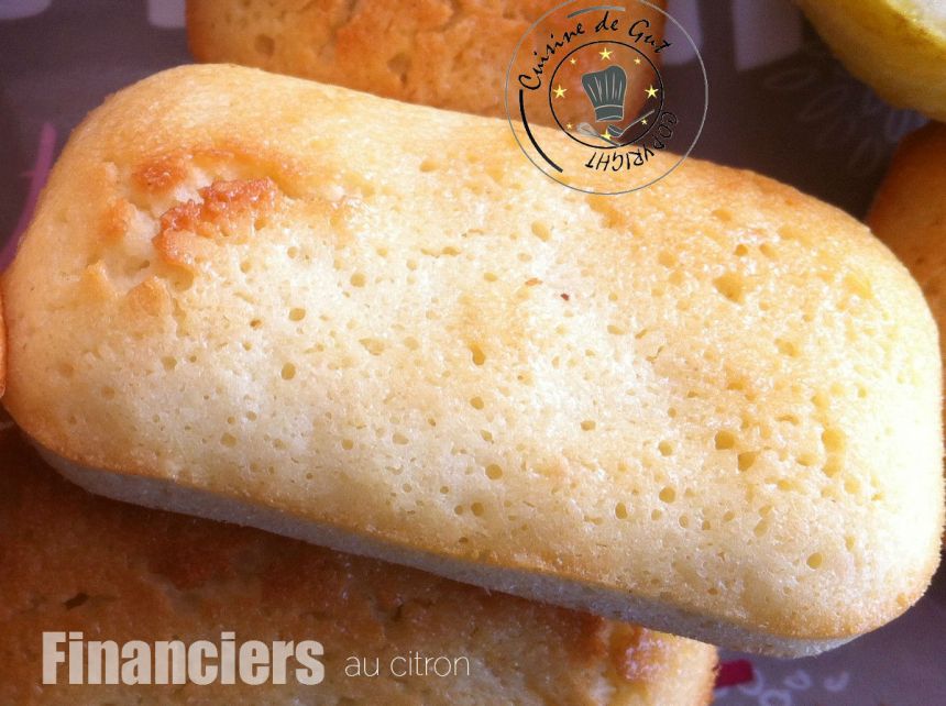 Financiers au citron seul