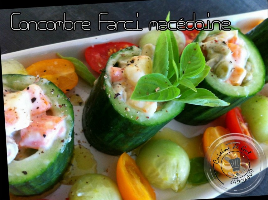 Concombre farcis 1