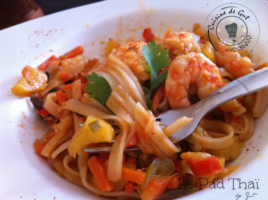 Crevettes pad thaï 2
