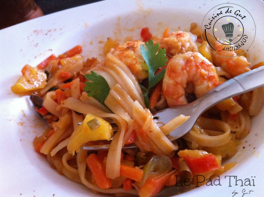 Crevettes pad thaï 2