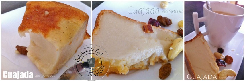 Cuajada aux fruits secs parts