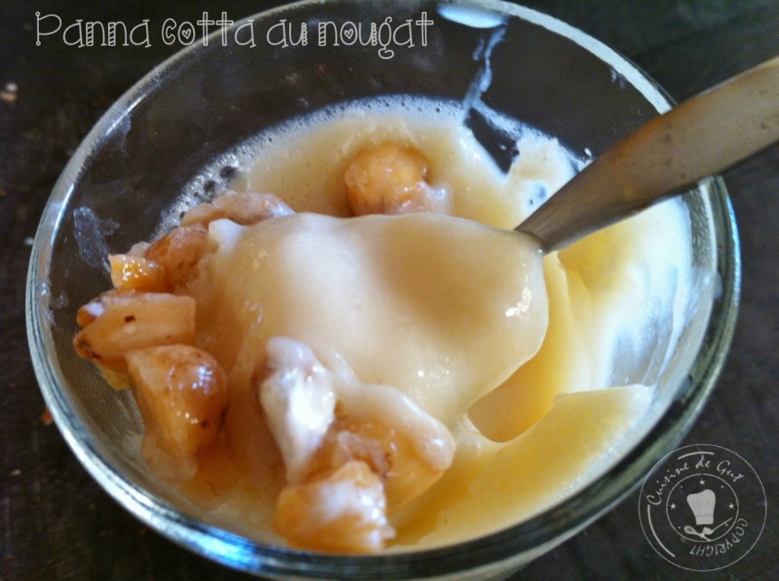 Panna cotta au nougat 3