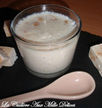 Panna cotta nougat marianne