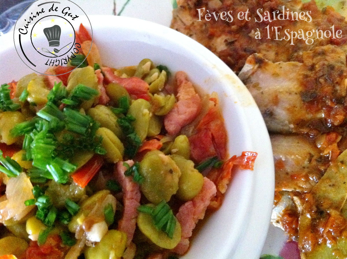 Sardines et fèves à l'espagnole2
