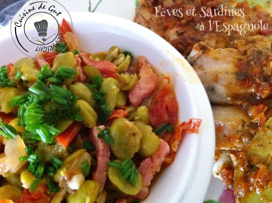 Sardines et fèves à l'espagnole2