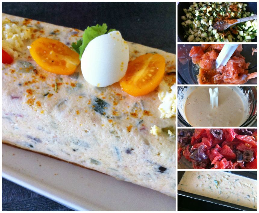 Terrine saumon courgette cajun