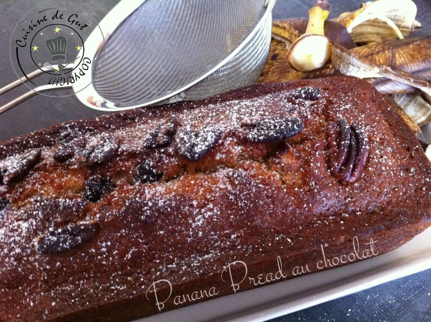 Banana bread au chocolat1
